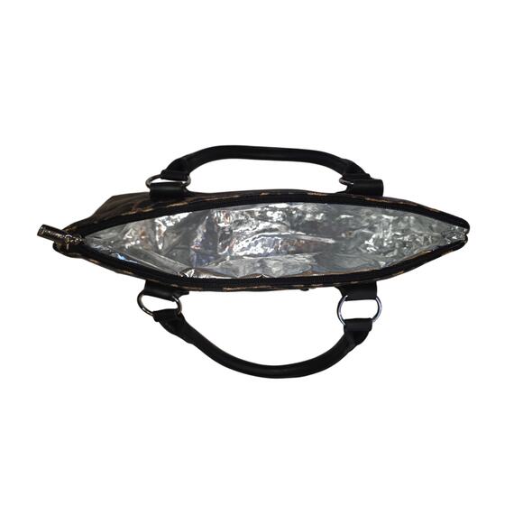 Primeware Wine Tote Leopard Animal Print Insulated Cooler - Picture 4 of 5